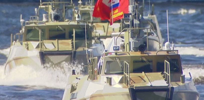 Парад ко Дню Военно морского флота РФ 25.07.2021